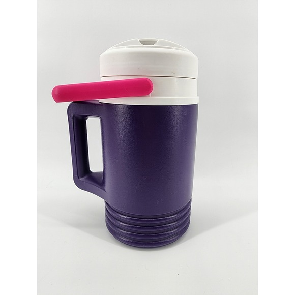 Igloo Vintage‎ Legend Flip Spout Pitcher 1/2 Gallon 1.9 Liter Purple Pink Handle - Picture 5 of 7